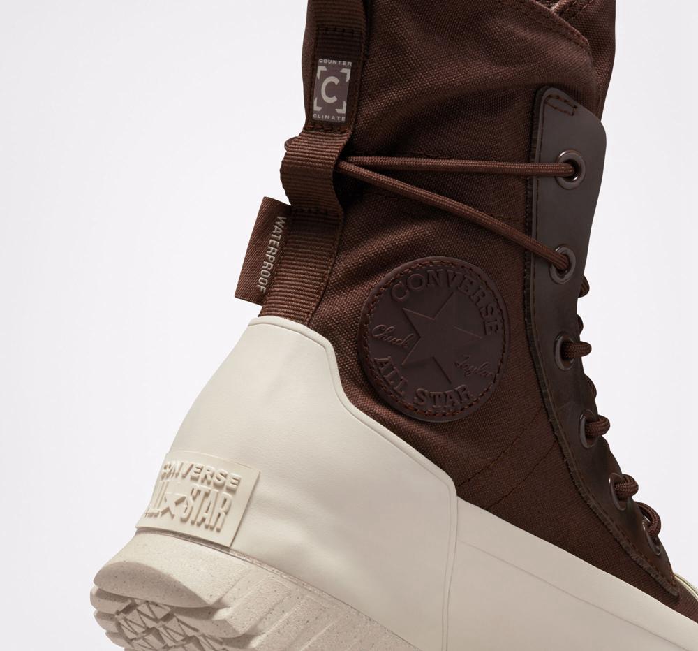 Converse Chuck Taylor All Star Lugged 2.0 Counter Climate Unisex High Top Platform Ayakkabı Kadın Kahverengi Koyu  Türkiye |  23189PKBC